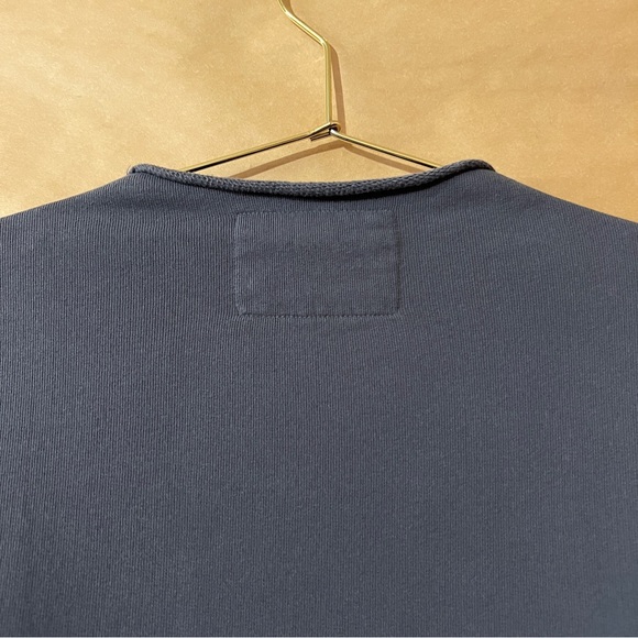 Frank & Eileen | Audrey Funnel Neck Capelet Pullover Sweatshirt Grey One Size - Picture 7 of 8